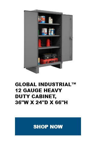 Global Industrial™ 12 Gauge Heavy Duty Cabinet, 36"W x 24"D x 66"H - Shop Now