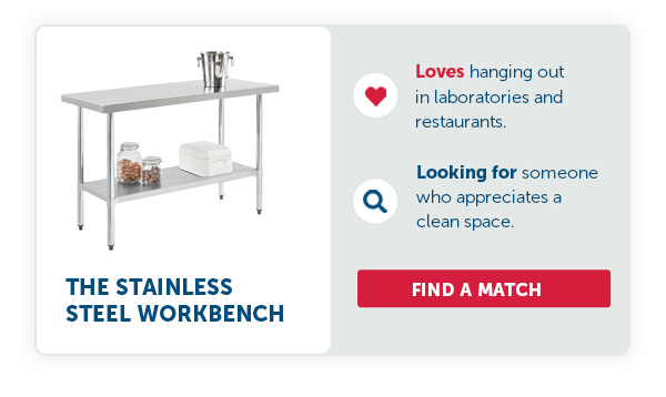 The Stainless Steel Workbench - Find A Match