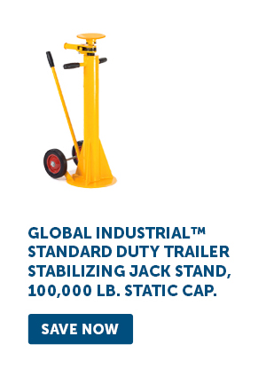 Global Industrial™ Standard Duty Trailer Stabilizing Jack Stand, 100,000 Lb. Static Cap. - Save Now