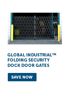 Global Industrial™ Folding Security Dock Door Gates - Save Now