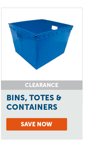 Bins, Totes & Containers on Clearance - Save Now