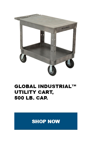 Global Industrial™ Flat Top Utility Cart, 8" Casters, 500 Lb. Cap. - Shop Now