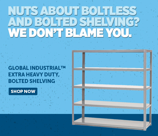 Global Industrial™ Extra Heavy Duty, Bolted Shelving - Shop Now