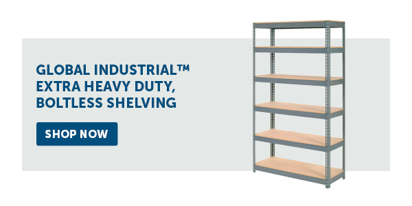 Global Industrial™ Extra Heavy Duty, Boltless Shelving - Shop Now