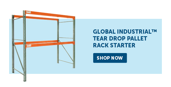 Global Industrial™ Tear Drop Pallet Rack Starter - Shop Now