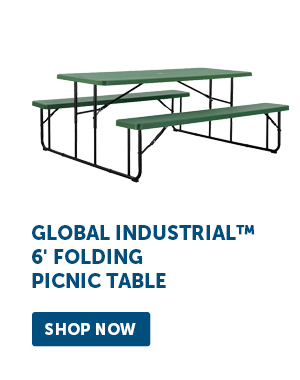 Global Industrial™ 6' Folding Picnic Table