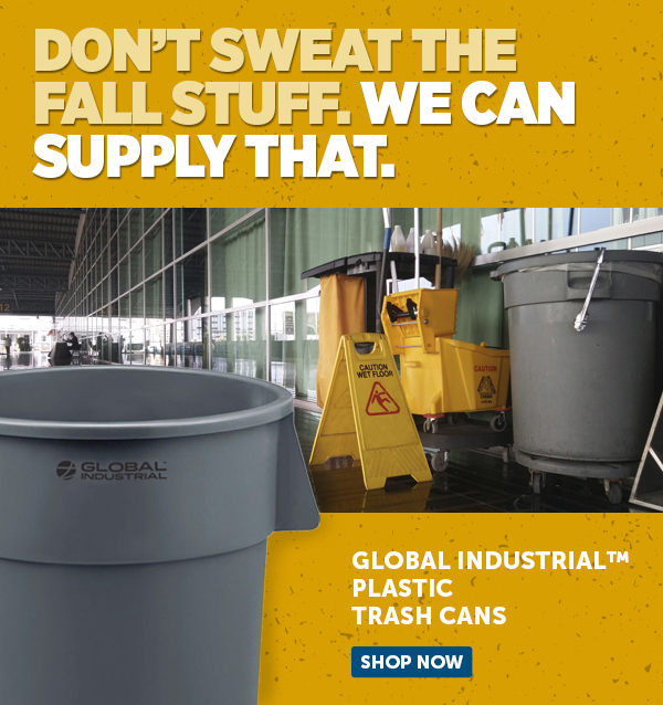 Global Industrial™ Plastic Trash Cans - Shop Now