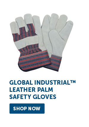 Global Industrial™ Leather Palm Safety Gloves - Shop Now