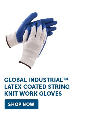 Global Industrial™ Latex Coated String Knit Work Gloves - Shop Now