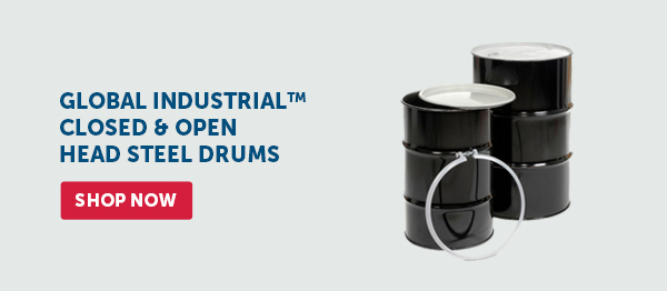 Global Industrial™ Closed & Open Head Steel Drums - Shop Now