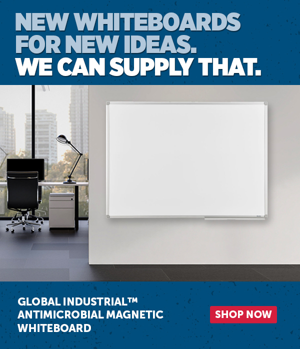 Global Industrial™ Antimicrobial Magnetic Whiteboard - Shop Now