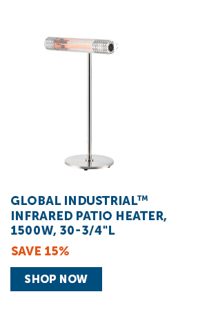 Global Industrial™ Infrared Patio Heater, 1500W, 30 - 3/4"L - Shop Now