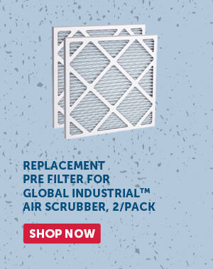 Replacement Pre Filter For Global Industrial™ Air Scrubber, 2/Pack - Shop Now