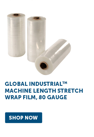 Global Industrial™ Machine Length Stretch Wrap Film, 80 Gauge - Shop Now