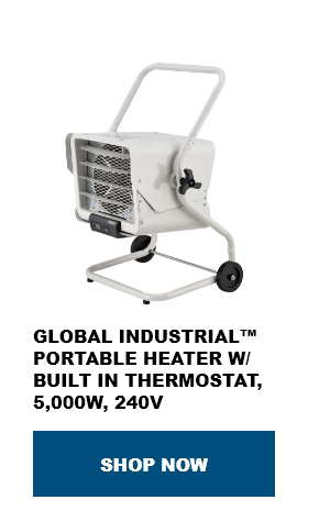 Global Industrial™ Portable Heater W/ Built In Thermostat, 5,000W, 240V - Shop Now