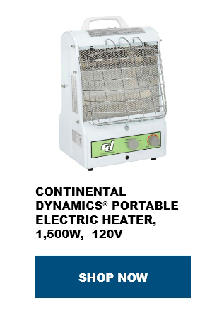 Continental Dynamics® Portable Electric Heater, 1,500W, 120V - Shop Now