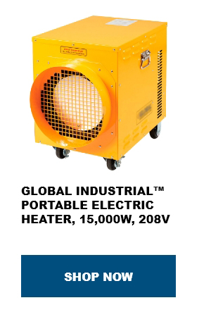 Global Industrial™ Portable Electric Heater W/ Adjustable Thermostat, 15,000W, 208V - Shop Now