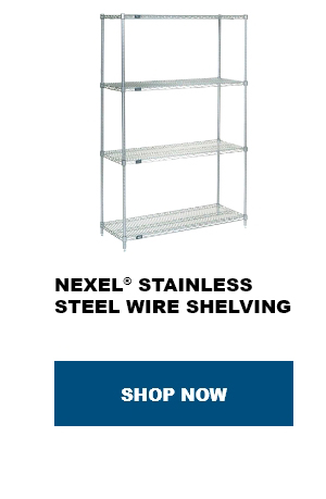 Nexel® Stainless Steel Wire Shelving - Shop Now