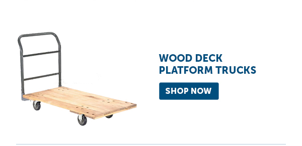 Wood Deck Platform Trucks - Shop Now