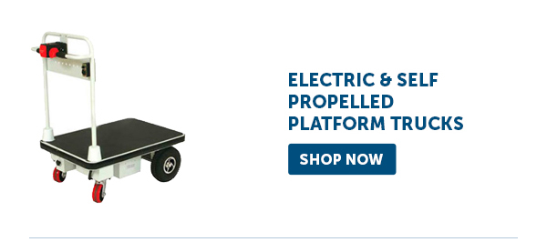 Electric & Self Propelled Platform Trucks - Shop Now