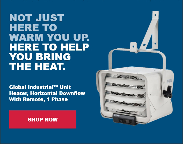 Global Industrial™ Unit Heater, Horizontal Downflow With Remote, 1 Phase - Shop Now