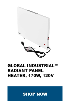 Global Industrial™ Radiant Panel Heater, 170W, 120V - Shop Now