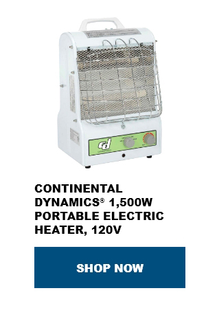 Continental Dynamics® 1,500W Portable Electric Heater, 120V - Shop Now