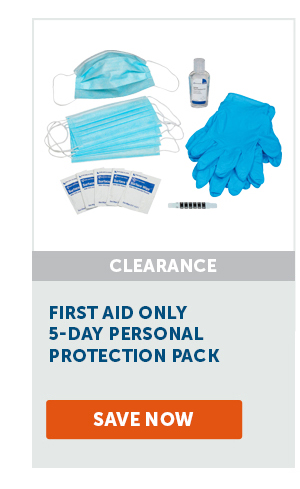 First Aid Only 5-Day Personal Protection Pack - Save Now