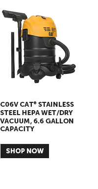 C06V Cat® Stainless Steel Hepa Wet/dry Vacuum, 6.6 Gallon Capacity - Shop Now