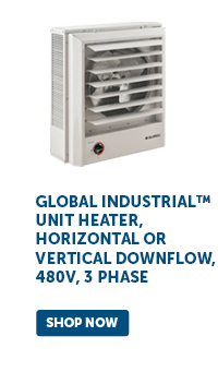 Global Industrial™ Unit Heater, Horizontal or Vertical Downflow, 480V, 3 Phase - Shop Now