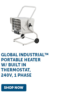 Global Industrial™ Portable Heater W/ Built In Thermostat, 240V, 1 Phase - Shop Now