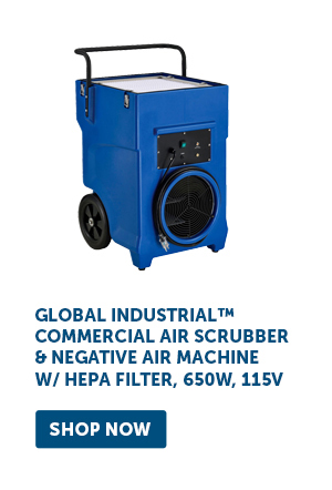 Global Industrial™ Commercial Air Scrubber & Negative Air Machine W/ HEPA Filter, 650W, 115V - Shop Now