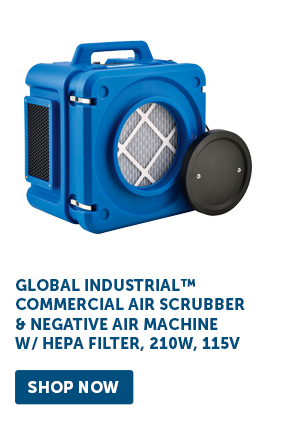 Global Industrial™ Commercial Air Scrubber & Negative Air Machine W/ HEPA Filter, 210W, 115V - Shop Now