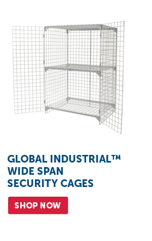 Global Industrial™ Wide Span Security Cages - Shop Now