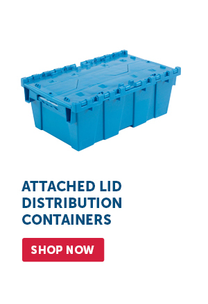 Attached Lid Distribution Containers - Shop Now