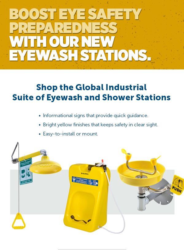 Boost Eyes Safety Preparedness With Our New Eyewash Stations