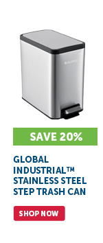 Pro_Cta_Global Industrial™ Stainless Steel Step Trash Can - Shop Now