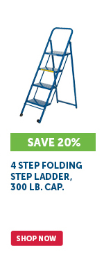 Pro_Cta_4 Step Folding Step Ladder, 300 lb. Cap. - Shop Now