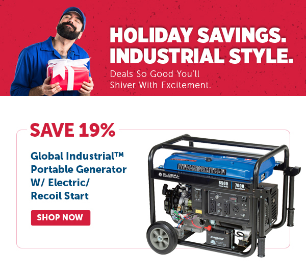 Her_Cta_Global Industrial™ Portable Generator W/ Electric/Recoil Start - Shop Now