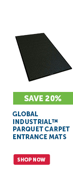 Pro_Cta_Global Industrial™ Parquet Carpet Entrance Mats - Shop Now