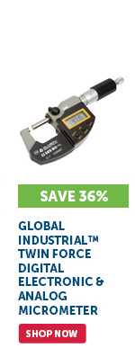 Pro_Cta_Global Industrial™ Twin Force Digital Electronic & Analog Micrometer - Shop Now