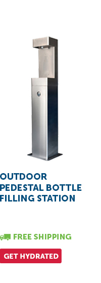 Pro_Cta_Outdoor Pedestal Bottle Filling Station - Get Hydrated