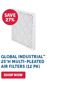 Pro_Cta_Global Industrial 25"H Multi-Pleated Air Filters (12 Pk) - Shop Now