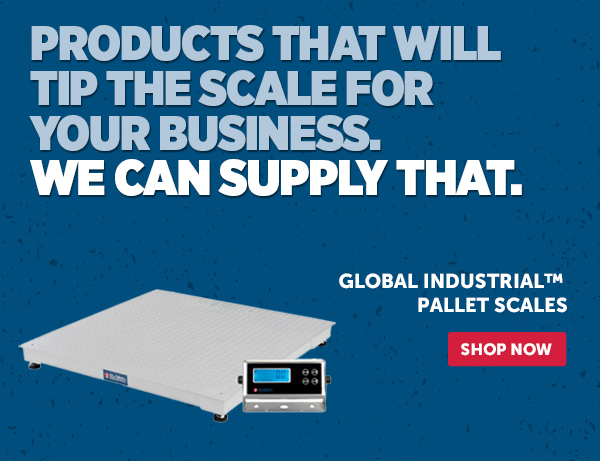 Her_Cta_Global Industrial™ Pallet Scales - Shop Now