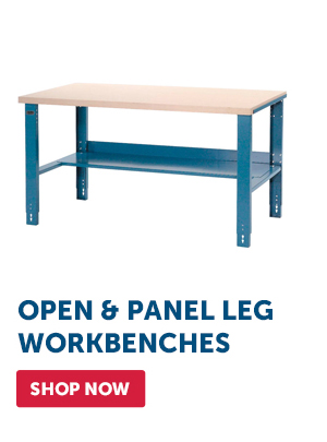 Pro_Cta_Open & Panel Leg Workbenches - Shop Now