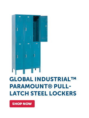 Pro_Cta_Global Industrial™ Paramount® Pull-Latch Steel Lockers - Shop Now