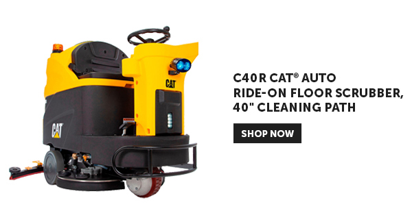 Pro_Cta_C40R CAT® Ride-On Floor Scrubber, 40" Cleaning Path - Shop Now