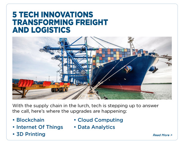 5 Tech Innovations Transforming Freight and Logistics