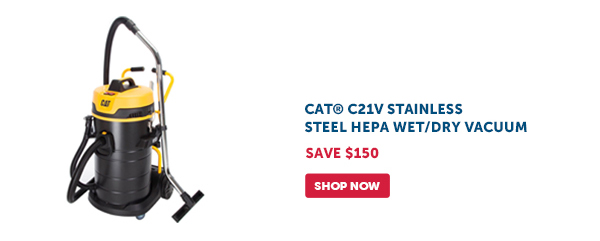 Pro_Cta_Cat® C21V Stainless Steel HEPA Wet/Dry Vacuum - Shop Now