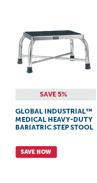 Pro_Cta_Global Industrial™ Medical Heavy-Duty Bariatric Step Stool - Save Now